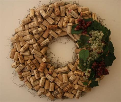 15 Best Diy Wine Cork Flower Wreath Ideas For Your Home Decorations