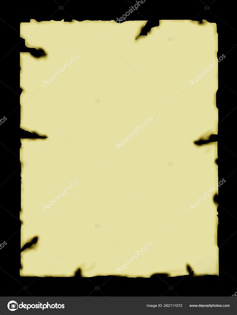 Old Paper Burnt Frayed Edges Stock Photo By ©yayimages 262111072