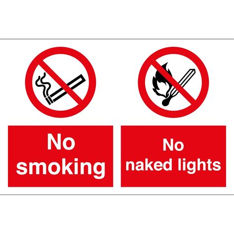 Available in different sizes, compliance signs are no matter what quantities of safety signs or smoking signs you require, we have got a bulk. No Smoking No Naked Lights Signs - from Key Signs UK