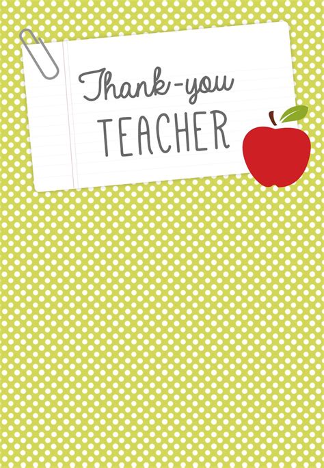 Thank You Teacher Notes Printable Web Thank You Notes From Teacher To