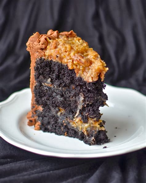 Whisk together the flour, cocoa, baking soda and salt in a small bowl; Yammie's Noshery: The Best German Chocolate Cake in All ...