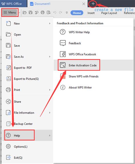How To Enter Activation Code In Wps Office 2019