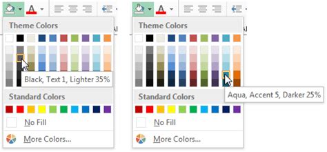 If you are looking for. Using Colors in Excel - Peltier Tech Blog