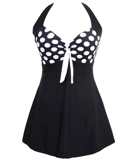 Vintage Sailor Pin Up Swimsuit One Piece Skirtini Cover Up Swimdress