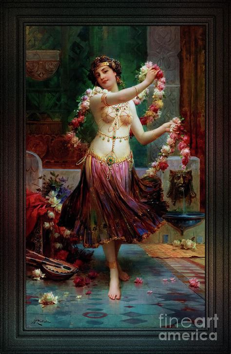 The Belly Dancer By Hans Zatzka Old Masters Classical Art Reproduction