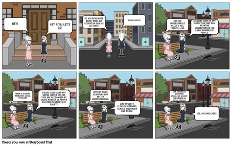 Social Issues Comic Strip Storyboard By 15eb0190