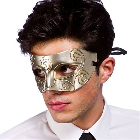 Adult Mens Venetian Masquerade Prom Ball Opera Fancy Dress Eye Mask