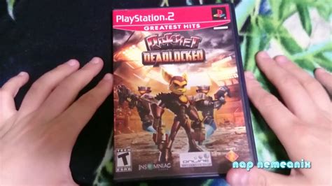 Ratchet Deadlocked Unboxing Greatest Hits Label Complete Ps2 Youtube