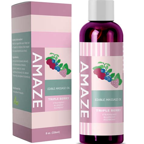 Edible Massage Oil And Lubricant For Women And Men