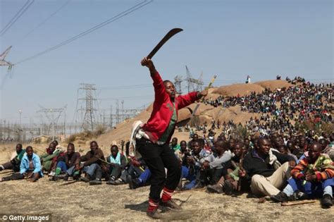 Marikana Miners Strike South African Police Ordered Enough Vans To