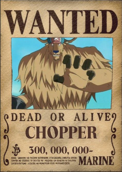 Chopper Luffy Bounty One Piece Bounties Door Poster One Peace Nami One Piece Baboon Anime