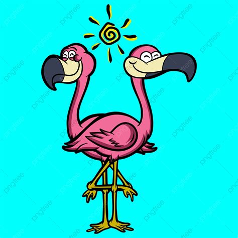 Flamingo Cartoon Png Vector Psd And Clipart With Transparent