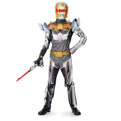 Robo Knight Power Ranger Megaforce Muscle Chest Child Costume Power