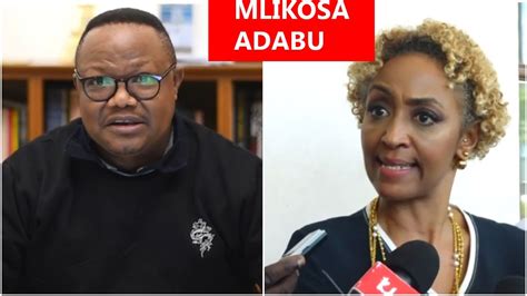 Fatma Karume Amvaa Tundu Lissu Chadema Mlimkosea Adabu Samia Mmemdharau Kwa Kuwa Ni Mwanamke