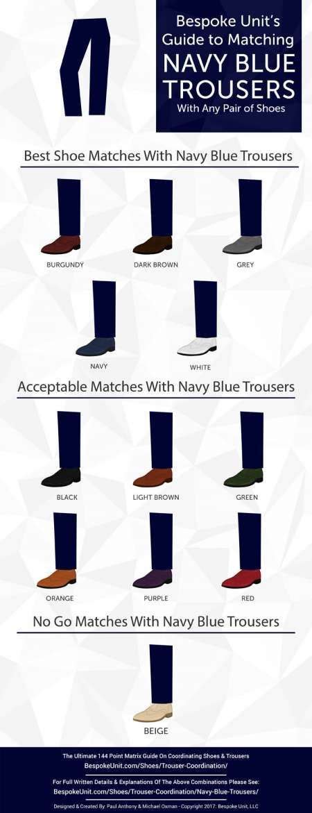 10 Best Shoe Color To Go With Navy Pants Blue Trousers Blue