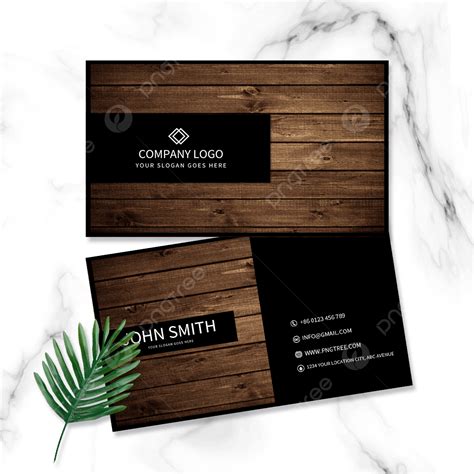 Simple Wood Texture Business Card Template Download On Pngtree