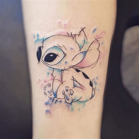 Stitch And Angel Tattoo Tatuajes Disney Mickey Tatuaje Tatuajes De
