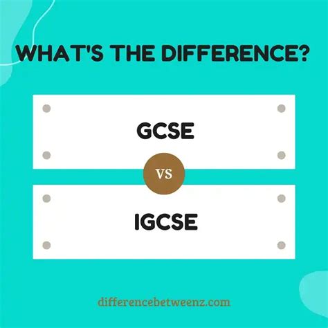Difference Between GCSE And IGCSE Difference Betweenz