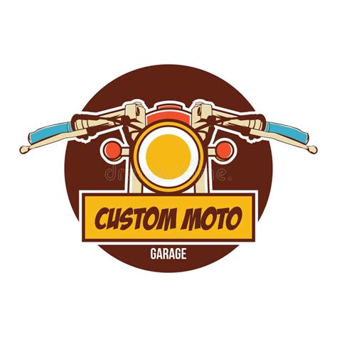 Logotipo Clásico De La Motocicleta Ilustración Del Vector Ilustración