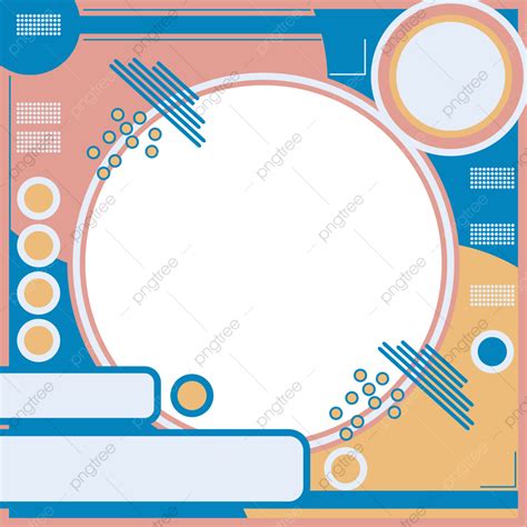 Blank Frame Vector Design Images Blank Twibbon Frame With Circles