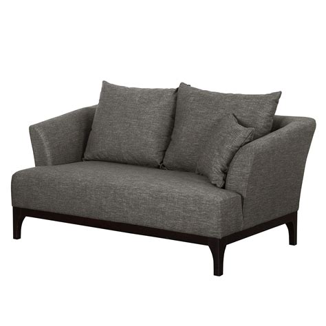 Ideal zum fernsehen, relaxen, entspannen oder. Sofa New Dalton (2-Sitzer) Webstoff - Grau, Morteens ...