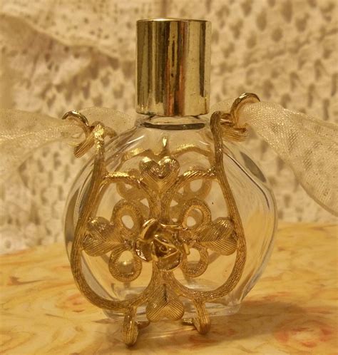 Vintage Perfume Bottle Pendant By Imagilena On Etsy