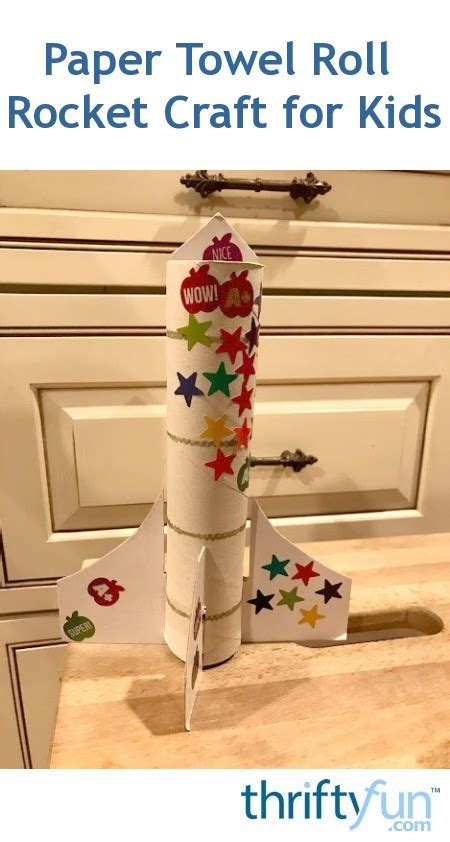 Paper Towel Roll Rocket Craft For Kids Thriftyfun