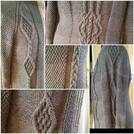 Moderner teppich nordische muster neu. Anleitung RVO-Aran-Jacke mit keltischem Muster "nordische ...