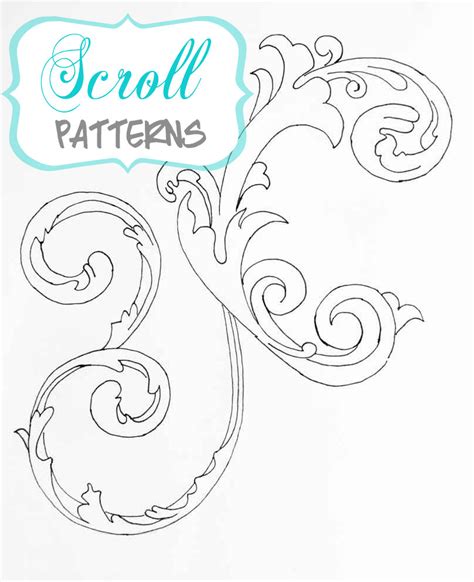 Free Scroll Patterns For Photoshop Sanding Machine For Wood Intarsia