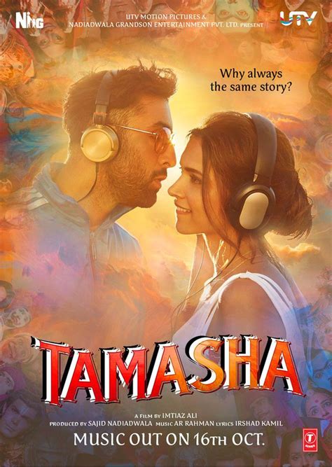 Tamasha Movie Poster Various Covers
