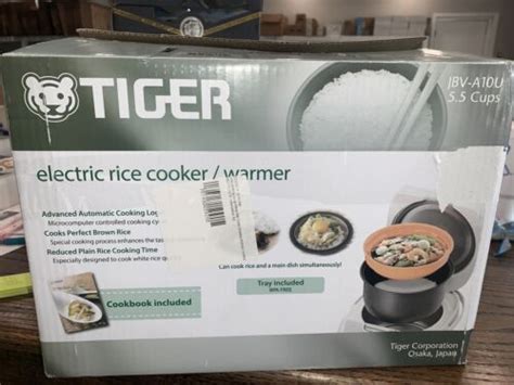Tiger Cup Electric Rice Cooker Multi Cooker New Open Damaged Box