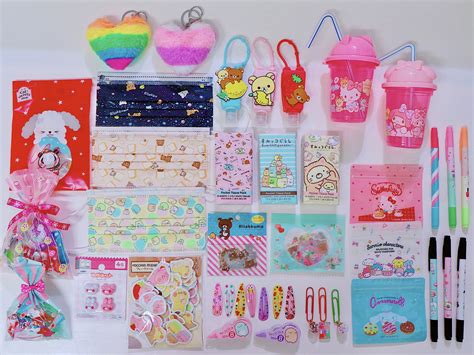 Cute Kawaii Stationery School Office Supplies School Box Etsy Uk