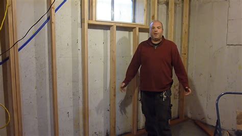 Framing support beam in basement. FINISH FRAMING WINDOW FRAME (BASEMENT KITCHEN ) - YouTube