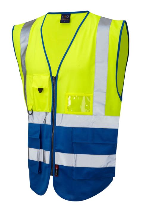 Check out our safety vest selection for the very best in unique or custom, handmade pieces from our clothing shops. Yellow Top/Royal- Navy- Sky Black or Bottle Lower Exec Zip ...