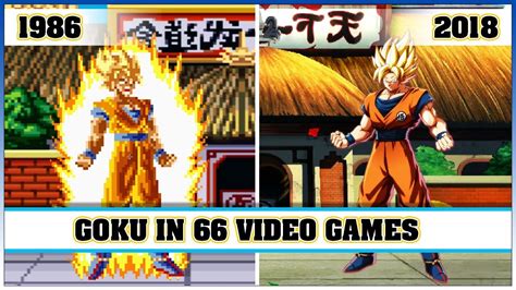 Goku The Evolution In Video Games 1986 2018 Youtube
