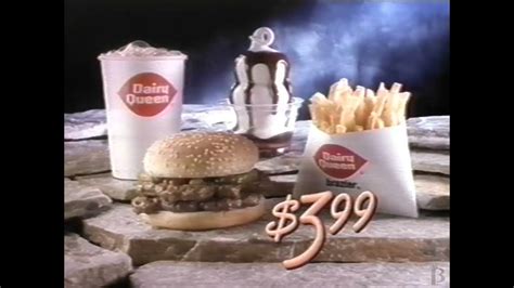 Dairy Queen Double Full Meal Deal Commercial 1994 YouTube
