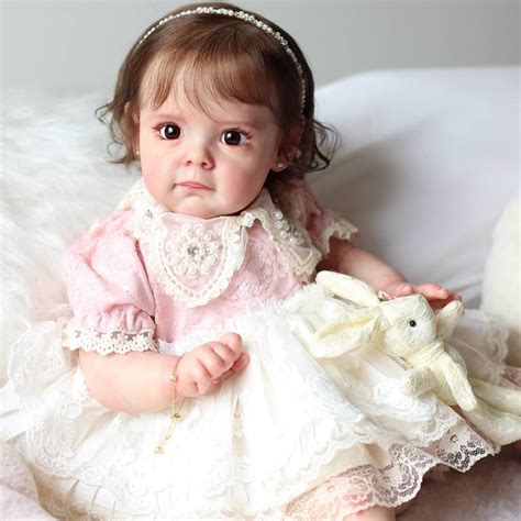 17 Or 22 Realistic Reborn Baby Girl Doll Edith Real Life Baby Dolls