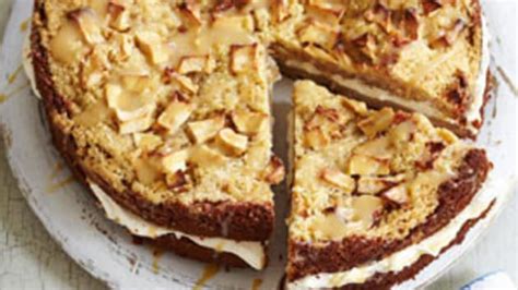 The dark muscovado sugar and dates lend caramel tones to the cake, while the walnuts. james martin apple pie