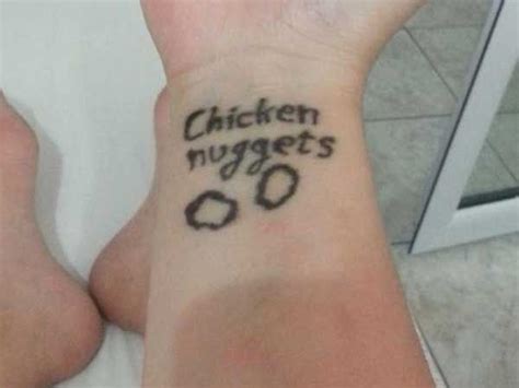 Lovers of tattoos (or chicken nuggets and bbq?) have taken to the comment section of the post to share their admiration. Chicken Nuggets Pictures, Photos, and Images for Facebook ...