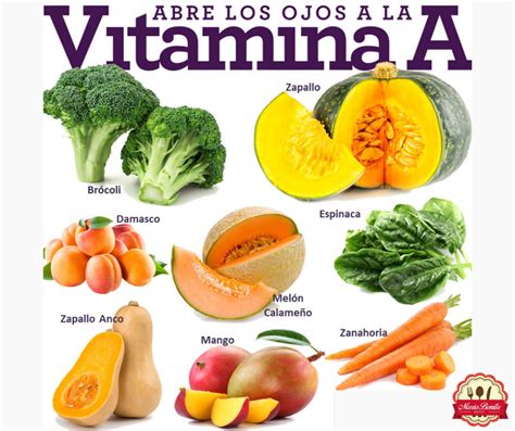 Conoces Que Frutas Ofrecen La Vitamina A Alimentos Con Vitamina A