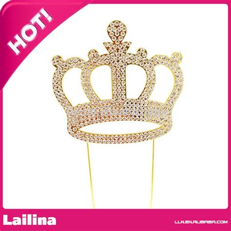 Gold Crown Cake Topper For Anniversarybirthday Party And Wedding Buy