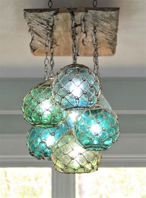 Blue Lamps Lighting Ideas For Coastal Rooms Glass Floats Coastal
