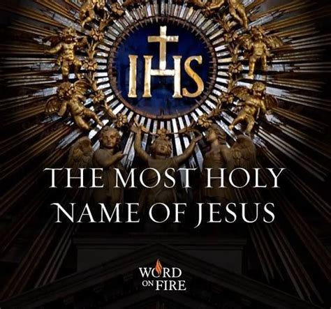 Feast Of The Most Holy Name Of Jesus