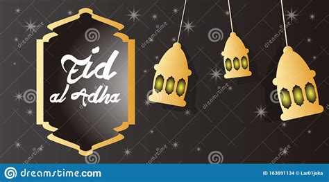 Eid Al Adha Graphic Design Stock Vector Illustration Of Sheep 163691134