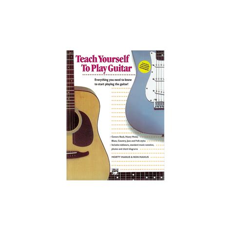 Alfred Teach Yourself To Play The Guitar Bookaudio Musicians Friend