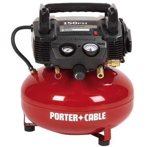 Deal Porter Cable 150 Psi 6 Gallon Electric Pancake Style Air Tool