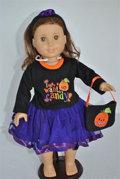 Halloween Costume With Candy Design For 18 Inch Dolls Etsy Canada