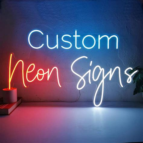 Custom Neon Signneon Signpersonalized Neon Signneon Etsy In 2021