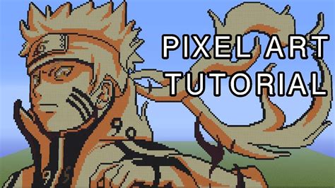 Pixel Art Facile Itachi Minecraft Pixel Art Tutorial Naruto Bijuu My