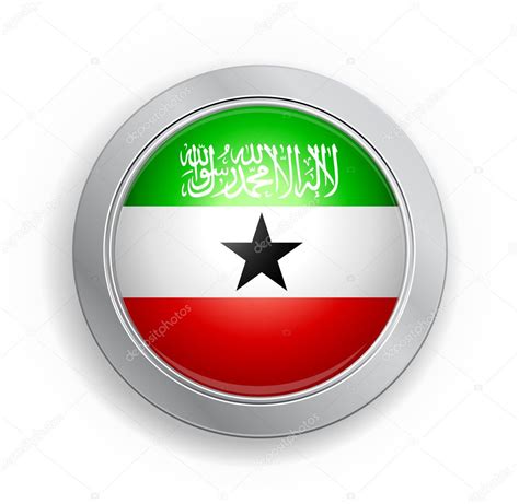 Somaliland republic flag somalia wall clock by tony4urban map of somaliland with flag royalty vector image. Somaliland Flag Button — Stock Vector #6536915